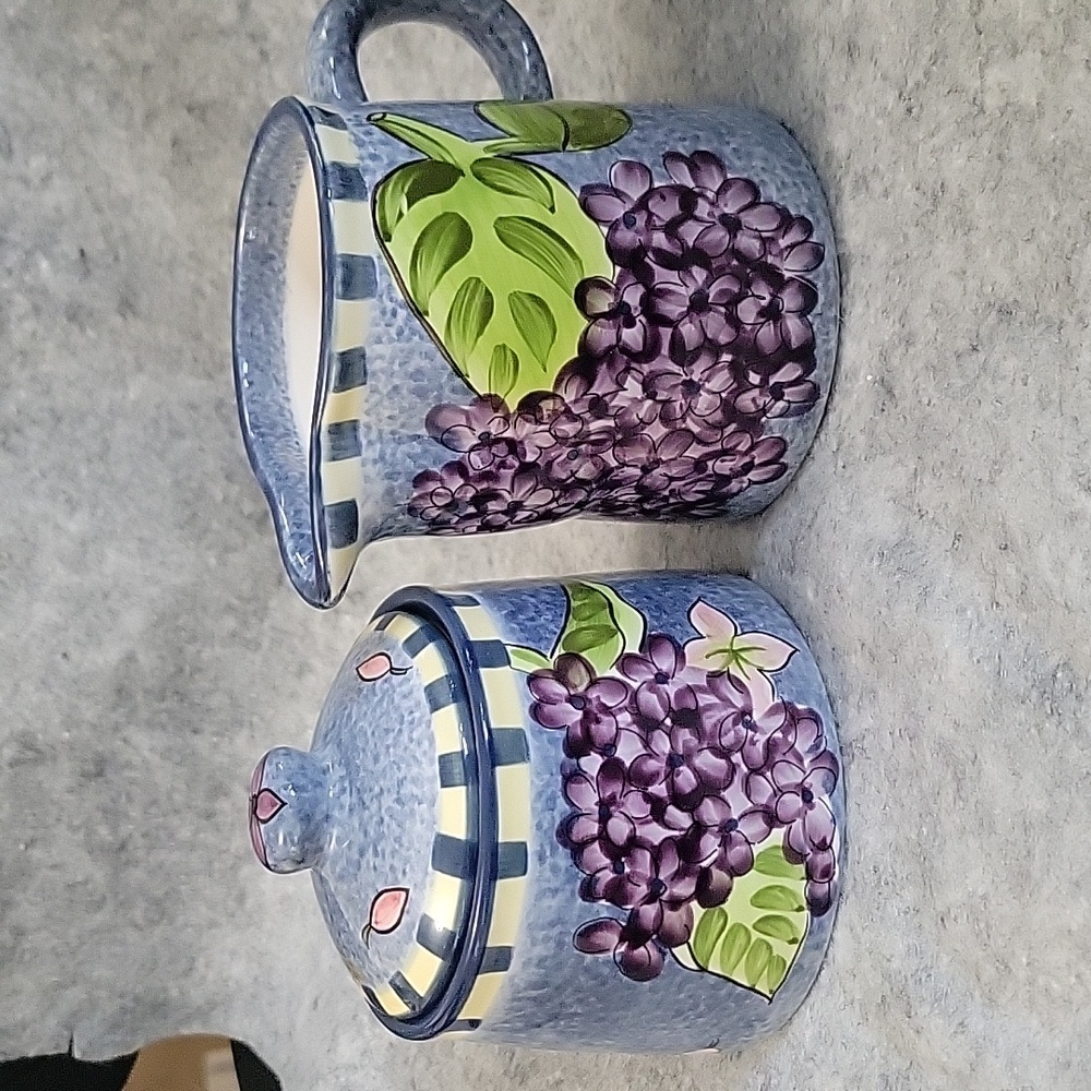 Gates Ware Creamer and Sugar EUC